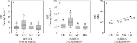 图片[3]-放牧强度对荒漠草原无芒隐子草密度及空间分布的影响-游戏花园