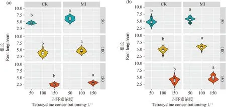 图片[4]-复合微生物对四环素胁迫下多花黑麦草苗期生长和生理特性的影响-游戏花园